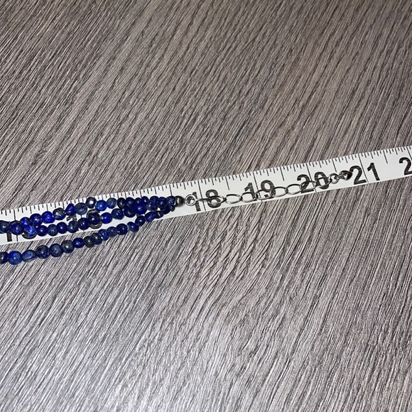 Blue stone necklace - Picture 3 of 7